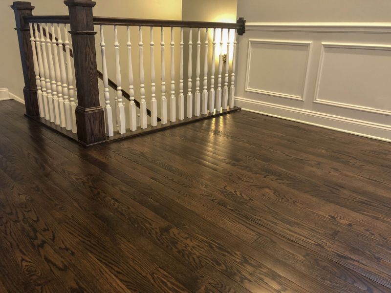 Dark Wood Floor Installation in Kent, WA