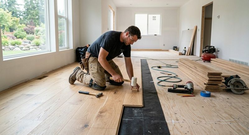 Finished Floor Installation in Kent, WA