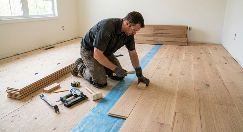 Hardwood Floor Installation in Bellevue, WA