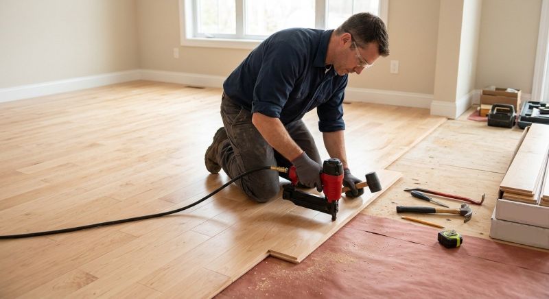 Maple Flooring Installation in Mercer Island, WA