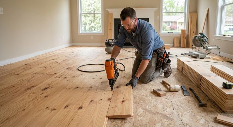 Maple Flooring Installation in Olalla, WA