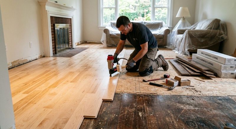 Maple Flooring Installation in Pierce County, WA