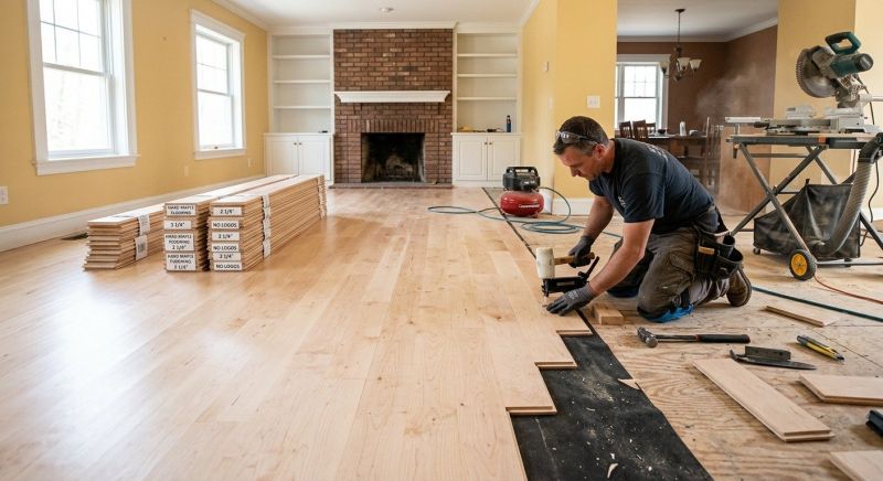 Maple Flooring Installation in Redmond, WA
