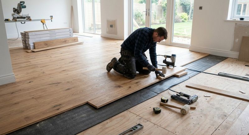 Oak Floor Installation in Gig Harbor, WA