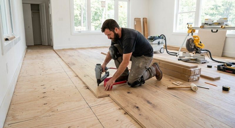 Oak Floor Installation in North Bend, WA