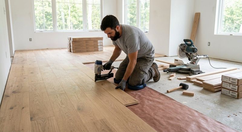 Oak Floor Installation in Seattle, WA