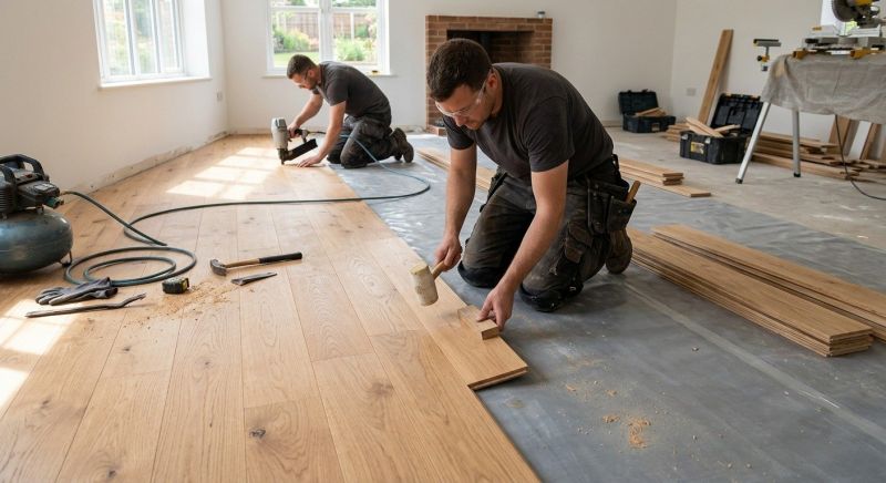 Oak Floor Installation in Sumner, WA