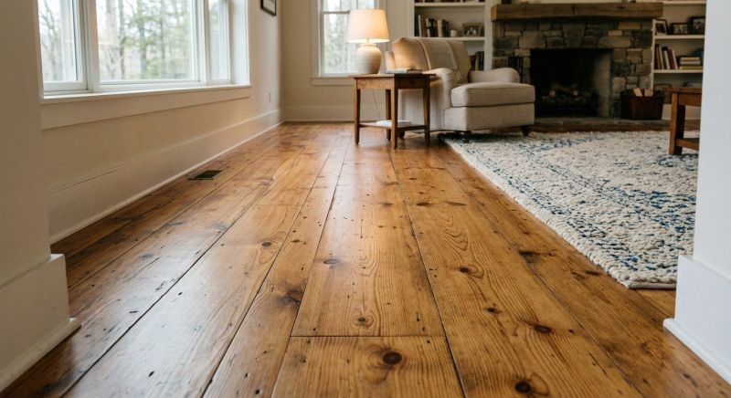 Pine Floor Installation in Kent, WA