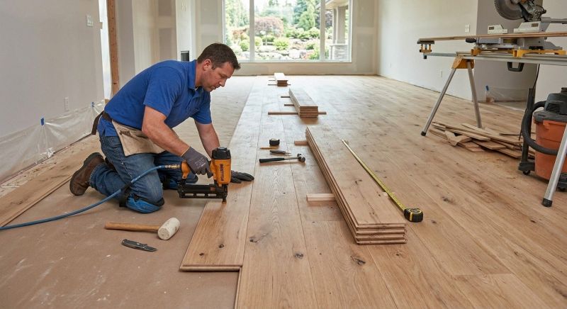 Plank Floor Installation in Kent, WA