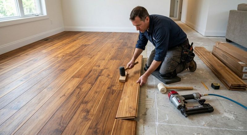 Teak Flooring Installation in Kent, WA
