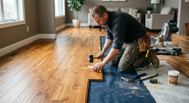 Teak Flooring Installation in Kent, WA