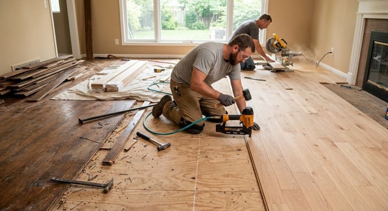 Wood Floor Replacement in Auburn, WA