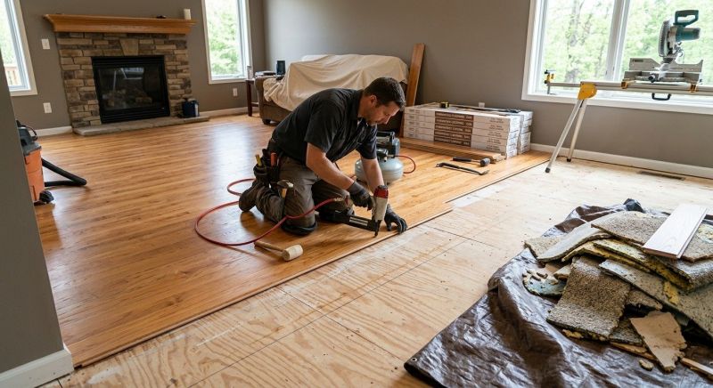 Wood Floor Replacement in Issaquah, WA