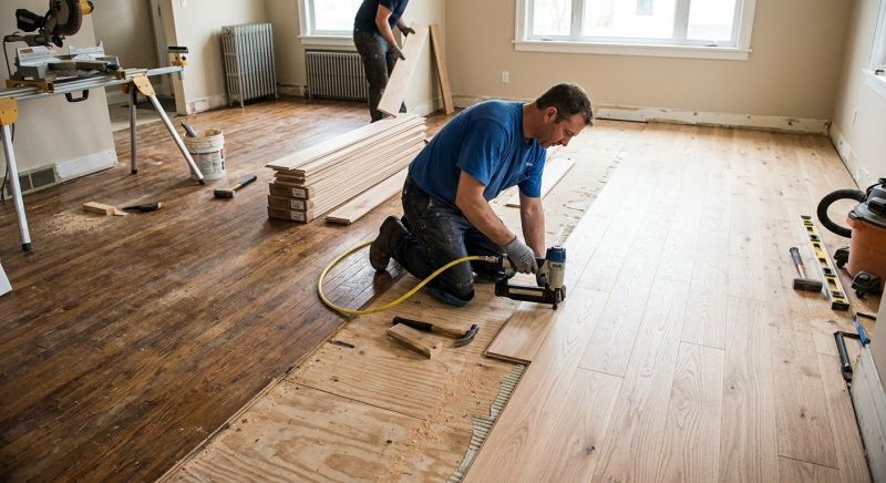 Wood Floor Replacement in Maple Valley, WA